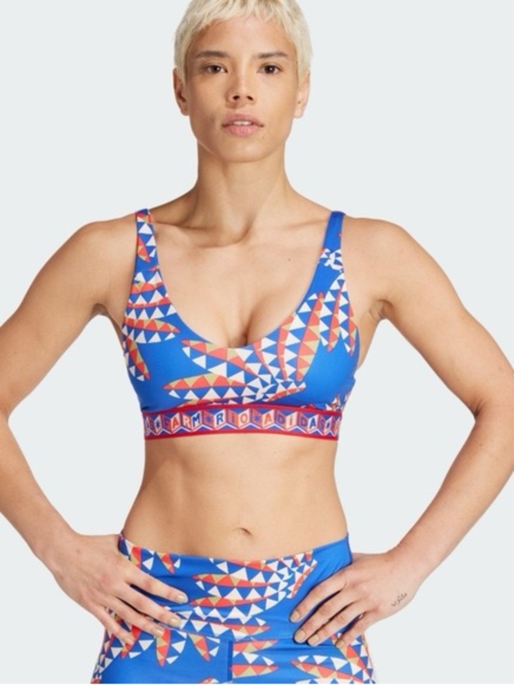 ADIDAS X FARM RIO MEDIUM-SUPPORT BRA (PLUS SIZE) 3x